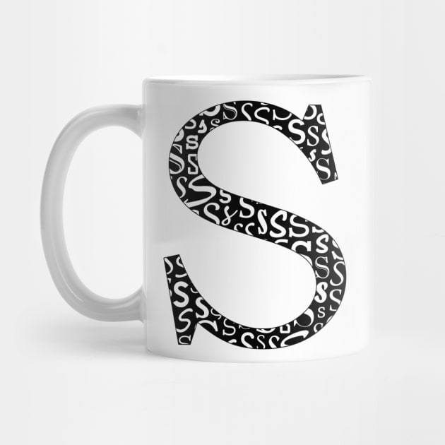 S Filled - Typography by gillianembers